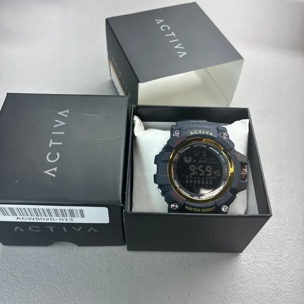 Activa X Invicta Digital Men's Sport Watch - 56mm. Dark Blue ACW8020-013 - NEW